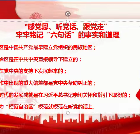 【五小.党建】"感党恩、听党话、跟党走”     ——深刻领悟“六句话”的事实和道理主题党日活动