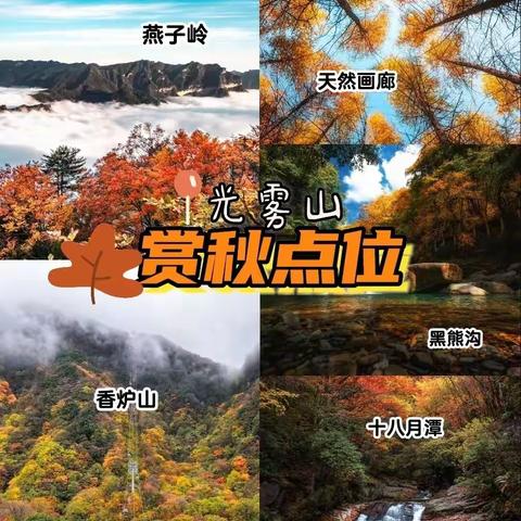 镜头里的光雾山｜带你去过日漫里的秋天