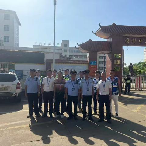 【琼山基层治理】旧州镇：多部门联动，加大校园周边环境整治力度