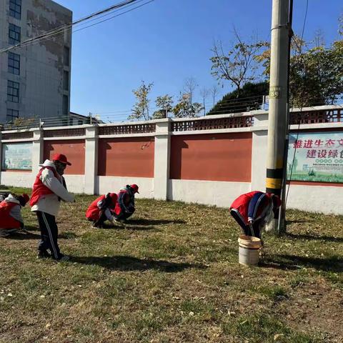 创建文明城市，共建美丽校园——阜宁中专志愿者服务