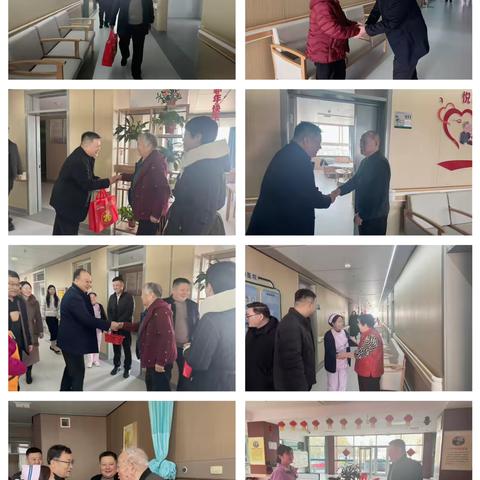 医养中心领导新春拜年暖意融融