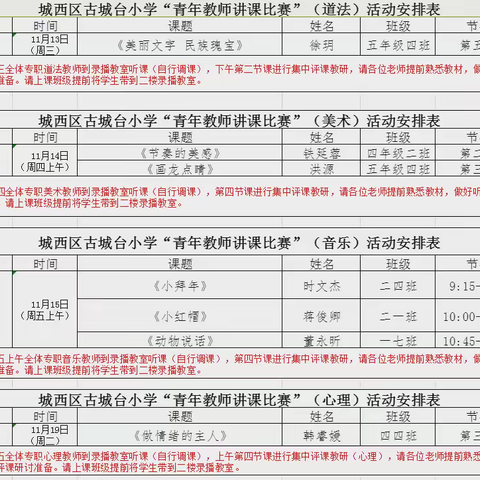 追梦路上，遇见更好的自己——古城台2024小学青年教师讲课比赛