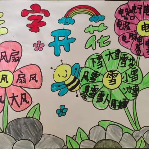 有趣的“生字开花🌼” ——94班语文特色作业