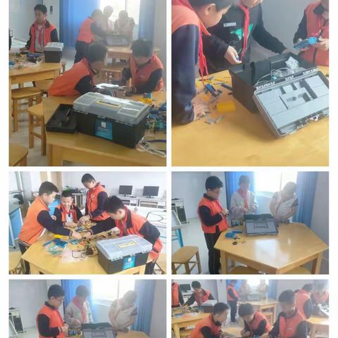 杨柳雪镇明德小学机器人社团活动精彩瞬间