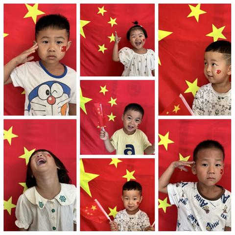 童心向祖国——东张定幼儿园国庆节主题活动