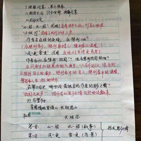 孟州市南庄镇桑坡学校教学反思展评活动