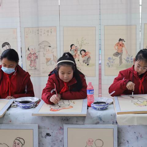 “百花齐放共争鸣，扑灰年画展风姿”——高密市姜庄小学参加第一届“潍坊好课程”精品展示活动