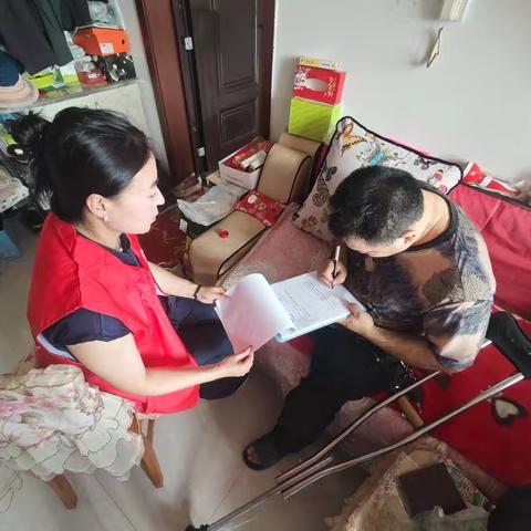温暖救助 与爱同行--林电社区党群服务中心、新时代文明实践站组织开展临时救助行动