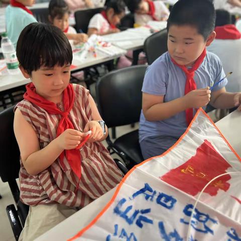 【西港路街道在水一方社区】传承红色基因，少年儿童培养正当时