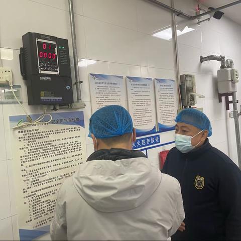 钓台市场所开展学校及周边餐饮业燃气灶具安全检查