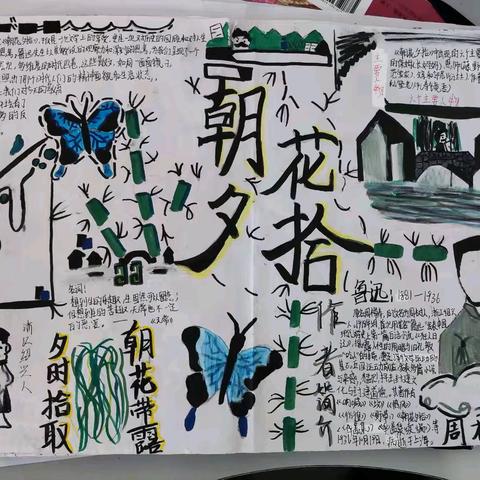 笔尖绘名著 经典永流传——万崇学校七（1）班整本书阅读手抄报评选活动邀你共赏