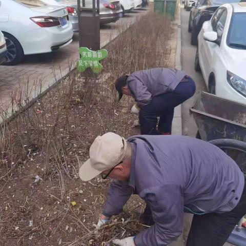 为小区“ 梳妆打扮”，让家园容颜更美