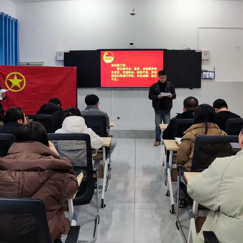 岁回律转，赓续前行
 ——克州实验中学教师团支部召开2023年度专题组织生活会