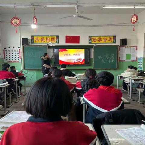 七克台镇中学宪法学习周活动信息