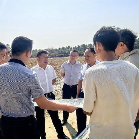 符展副市长深入长坡镇、博鳌镇调研督导砂质岸线整治、生态修复与海水养殖项目建设工作