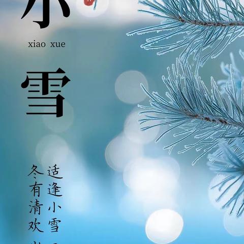 【传统文化】小雪至，天初寒——“节日之约·小雪”主题活动