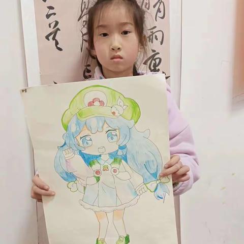 良才美术御龙湾校区3月17号周日动漫班作品集