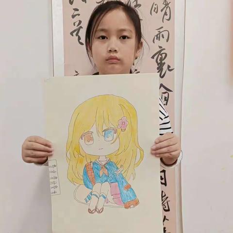 良才美术御龙湾校区3月24号周日动漫班作品集