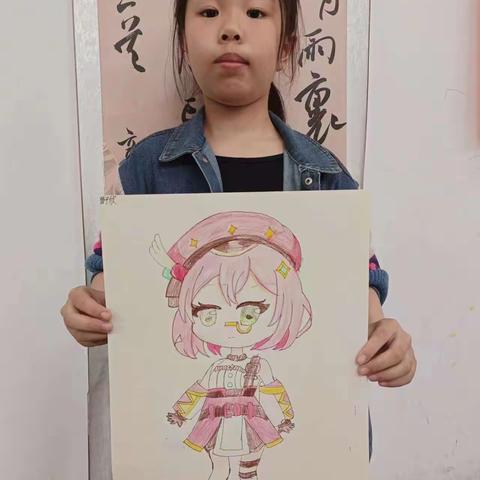 良才美术御龙湾校区4月21号周日动漫班作品集
