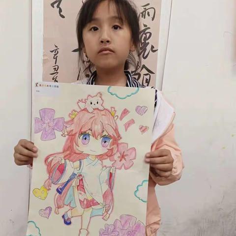 良才美术御龙湾校区5月19号周日动漫班作品集