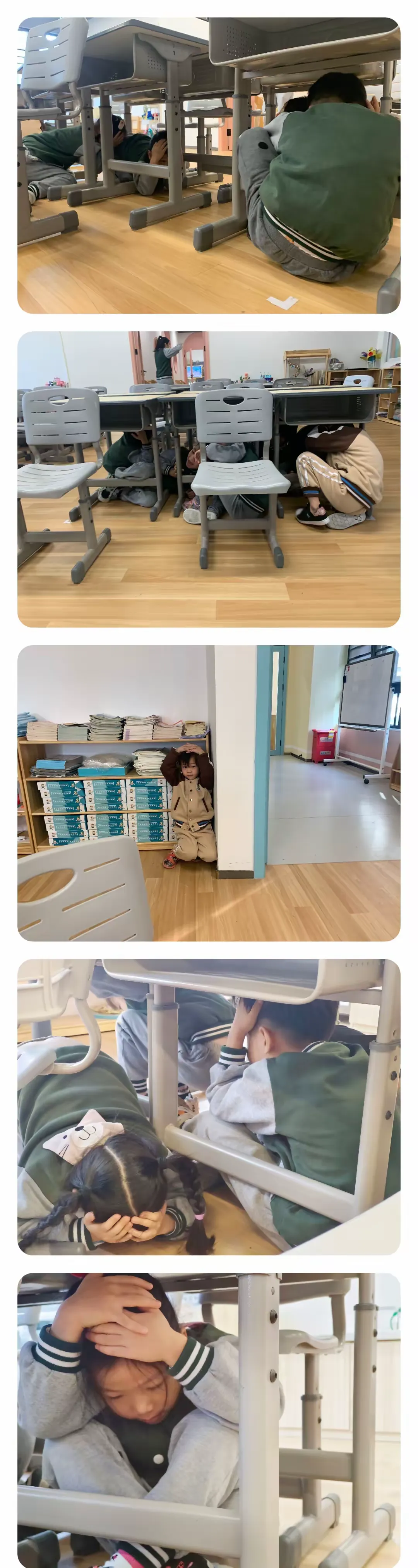 简篇-《临震不乱・安全相伴》 ——
万科城南梅沙幼儿园J1班