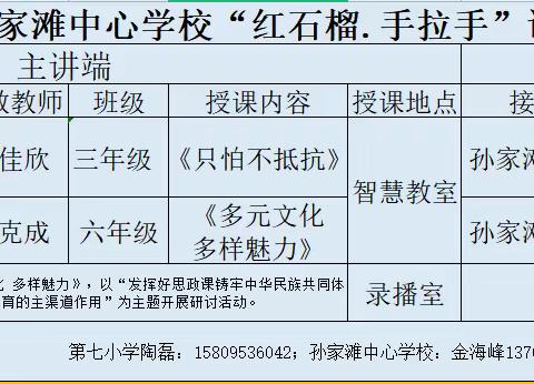 【七小·教研】“红石榴  手拉手”利通区第七小学铸牢中华民族共同体意识实践活动之专递课堂