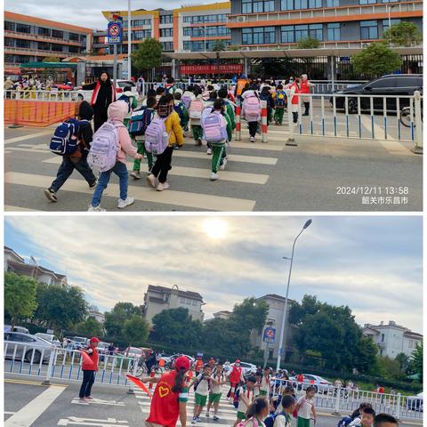 “爱心家长志愿者，携手执勤护学岗”———乐昌市凤凰小学 五（1）班护学岗活动