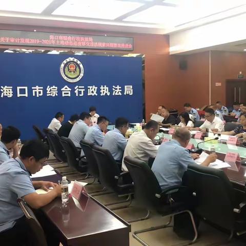 市综合行政执法局关于审计发现2019-2021年土地动态巡查移交违法线索问题整改推进会议