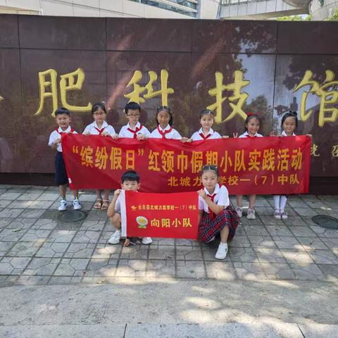 北城力高学校一七中队向阳小队“缤纷夏日”红领巾实践活动——合肥科技馆主题篇