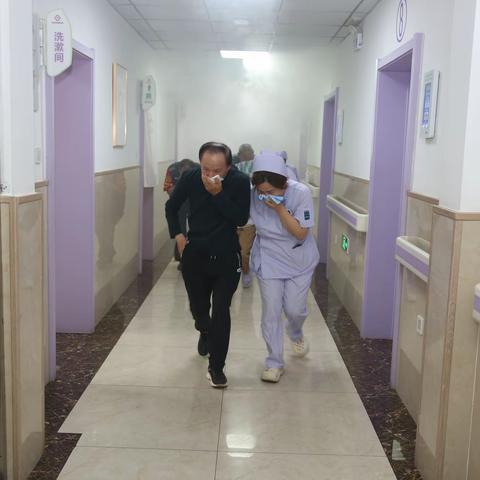 防患于未“燃”——抚顺市眼病医院开展消防应急疏散演练