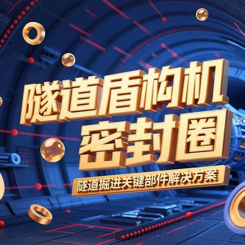 隧道主驱动系统用盾构机密封圈：隧道掘进的关键部件解决方案！
