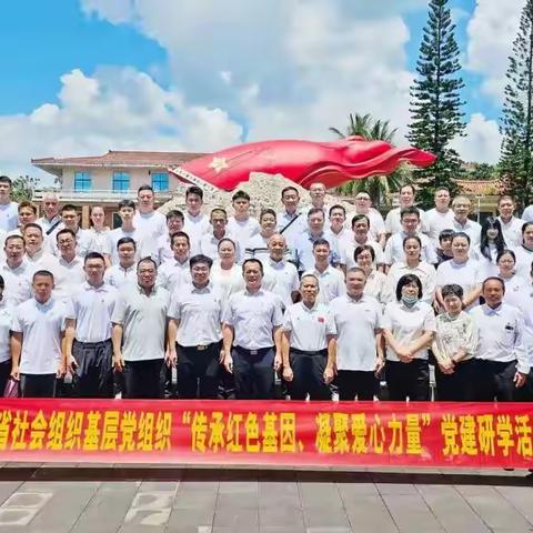 海南省社会组织开展“传承红色基因、凝聚爱心力量” 党建研学活动