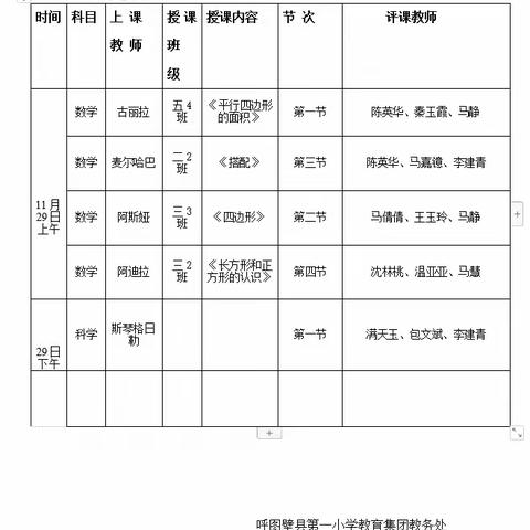 厉兵秣马强技能，蓄势待发新征程——呼图壁县第一小学教育集团幸福校区实习教师展示课活动