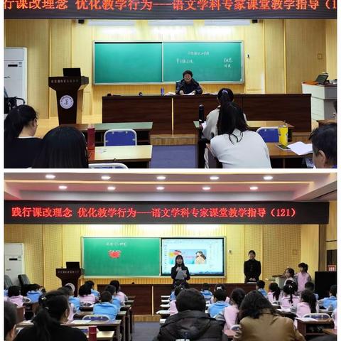 践行课改理念 优化教学行为——语文学科专家课堂教学指导