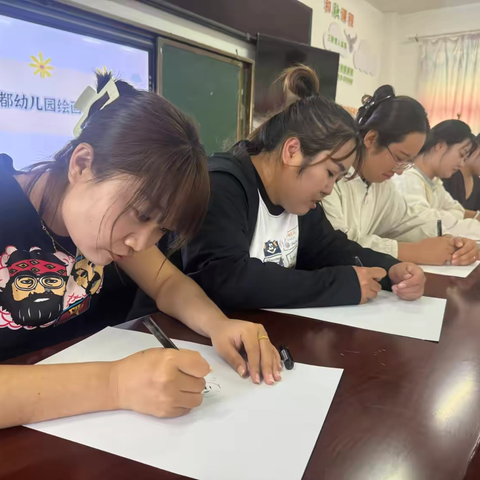 【党建引领➕巧手绘童心 妙笔展技能】——甘其毛都幼儿园绘画技能考核