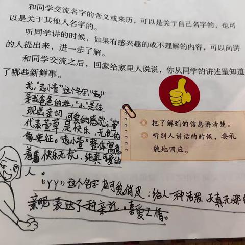 （三一班）名字里的故事