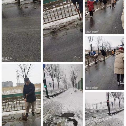 清除积雪，凝聚温暖的爱，一直在为“门前五包”宣言