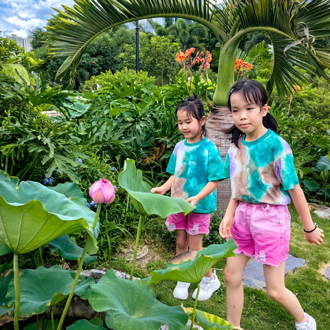 又是一年夏 正是赏荷好时节￼ 星期天带着孩子游洪湖公园赏荷花￼