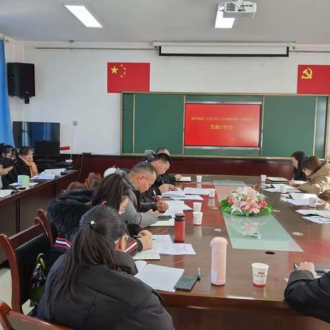心有质量思过往，行有方向期未来——昭苏县第三片区2023-2024学年第一学期期末质量分析暨集备总结会议