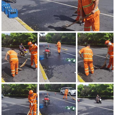 迅速处理交通事故遗撒，守护道路安全