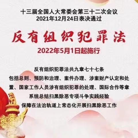 【亚小安全】亚布力镇中心学校学习《反有组织犯罪法》宣传篇