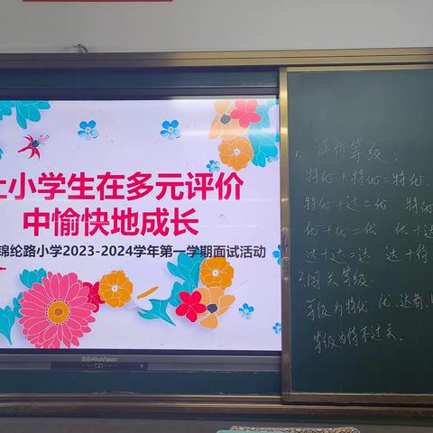 踔厉奋发再启航，继往开来谱新章——锦纶路小学期末面试活动