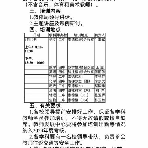 大力弘扬教育家精神，打造高素质教师队伍——平泉市“强师工程”暨2024年寒假教师培训活动之初中英语教师培训活动纪实