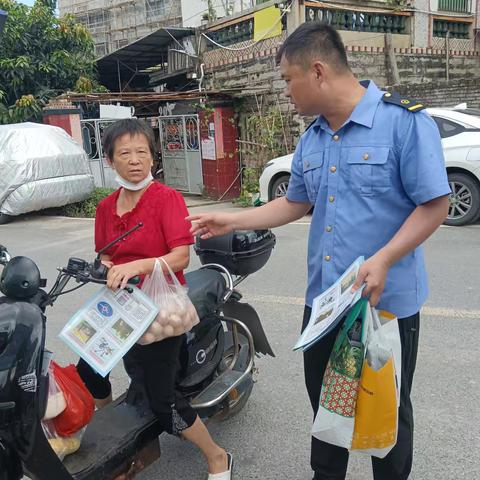 海沧区护路办开展铁路沿线路外安全宣传活动