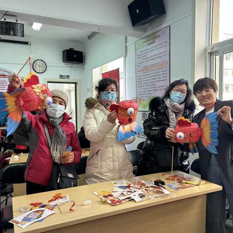 【阳光皂南 幸福社区】“福满京城 春贺神州”北下关街道皂君庙南路社区开展做花灯贺新年活动