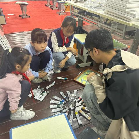 颜料工厂—西关中心小学社团成果展示