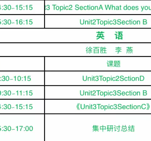 魅力绽放, 收获成长 ——信阳市五中英语优质课观摩活动