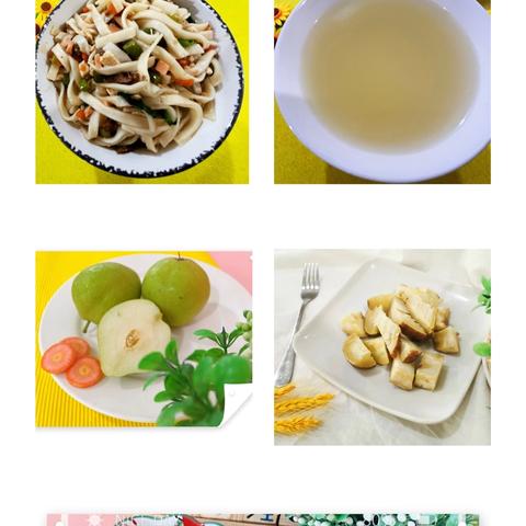 西华镇中心幼儿园第三周美食分享