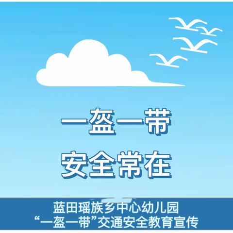 【安全教育】蓝田瑶族乡中心幼儿园“一盔一带” 交通安全教育宣传