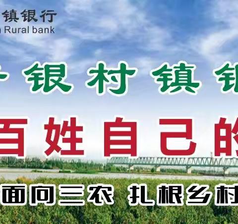 中宁青银村镇银行徐套支行开展“青银仲夏送清凉 浓浓关爱沁人心”宣传活动